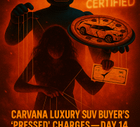 Carvana (CVNA) $65 Consolation Check? Luxury Suv Buyer nightmare deepens into Day 14 freaky friday 13th FirstPublisher.org