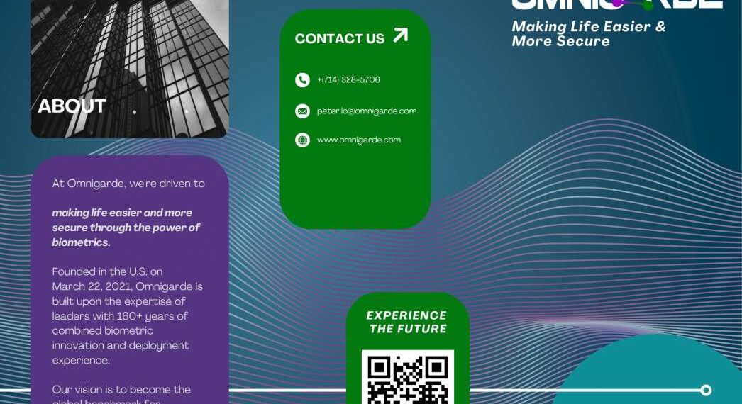 Omnigarde to Showcase AI-Powered Biometrics at Identity Week America 2025 in Washington, D.C - FirstPublisher.org