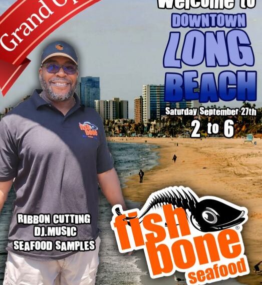 Fishbone Seafood Celebrates Grand Opening in Downtown Long Beach with Local Longshoreman