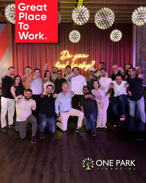 One Park Financial Earns Great Place to Work® Certification for the Eighth Time - FirstPublisher.org