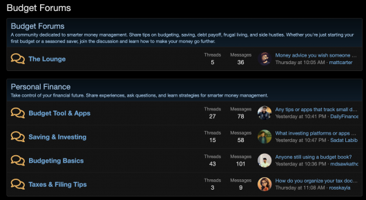 Budget Forums Crosses 500 Posts in First Month of Launch - FirstPublisher.org