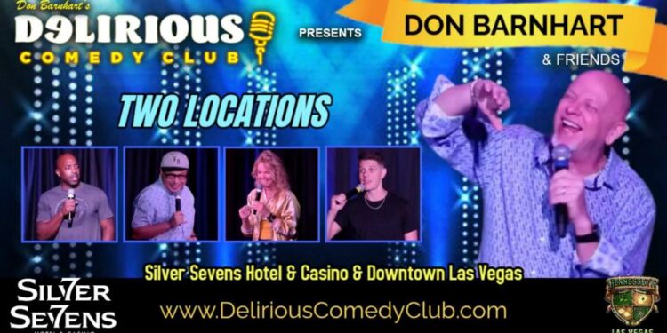 Delirious Comedy Club Expands to Two Rooms and Secures Google’s #1 Rated Comedy Club in Las Vegas