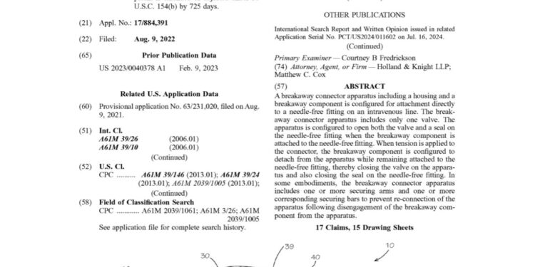 Lineus Medical Receives Patent for SafeBreak® Vascular Generation 2 - FirstPublisher.org