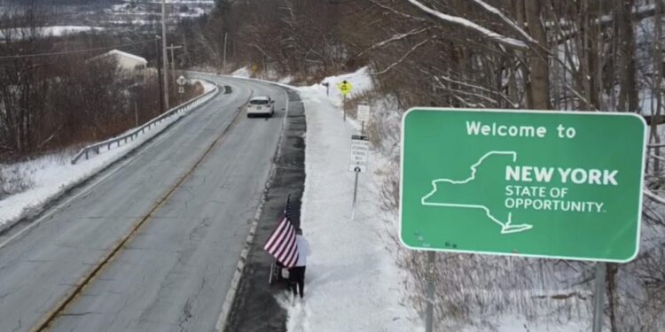 Man on Historic Trek to Cross All 50 States on Foot enters New York with 42 States Complete and 8 Remaining - FirstPublisher.org