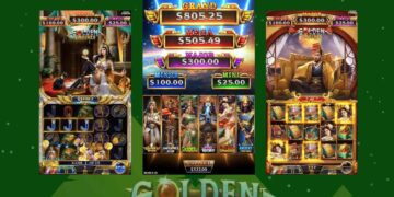 This multi-line slot machine links players to additional games - FirstPublisher.org