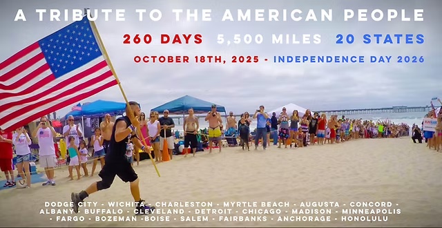 Ultra Athlete begins Maine on Historic Trek to Become just the 3rd Person ever to Cross all 50 States on Foot - FirstPublisher.org