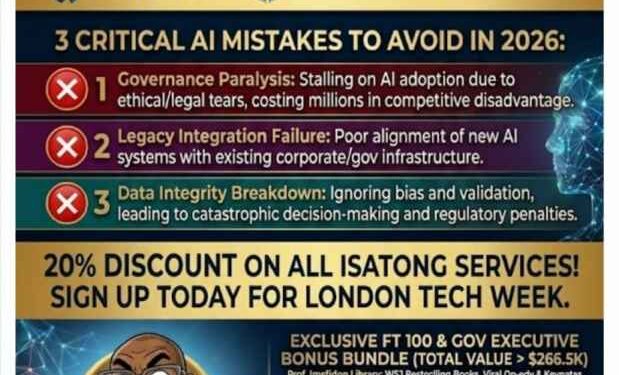 AI Governance Crisis Prof. Imafidon, NED of Isatong.ai Offer $266K Bundle at Tech Show Conference - FirstPublisher.oeg