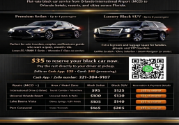 MCO Premium Black Car Service by Uxur Taxi Launches in Orlando - FirstPublisher.org