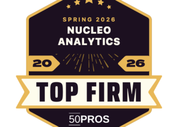 Nucleo Analytics Recognized as a Top Firm for Spring 2026 by 50Pros - FirstPublisher.org