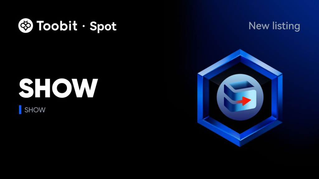 Toobit to list SHOW (SHOW) for spot trading on April 21, 2026