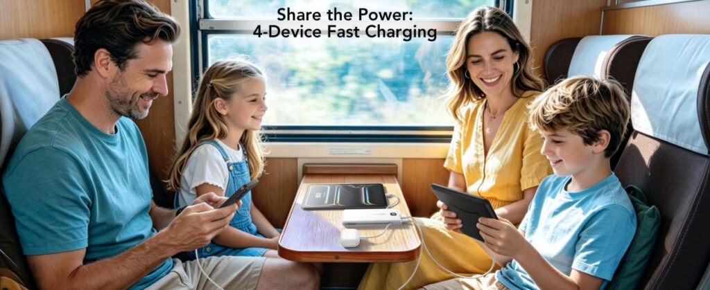 VEEKTOMX VT105 Portable Charger Brings Smarter Everyday Charging with Built-in Cables and AC Wall Plug