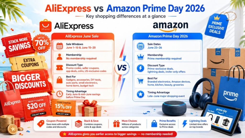 AliExpress Promo Codes June 2026 Summer Sale Coupons Before Amazon Prime Day