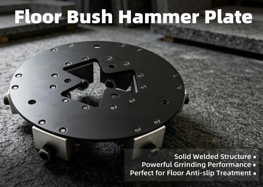 Exquisite craftsmanship builds robust quality! Boreway Machinery Bush Hammer Tools drive the industrial upgrading of stone floor processing