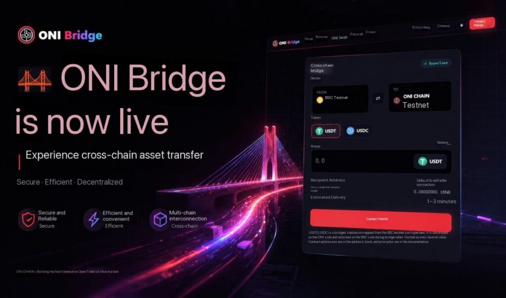 ONI Chain From a “Faster Public Chain” to “Fourth-Generation Mainnet Infrastructure”